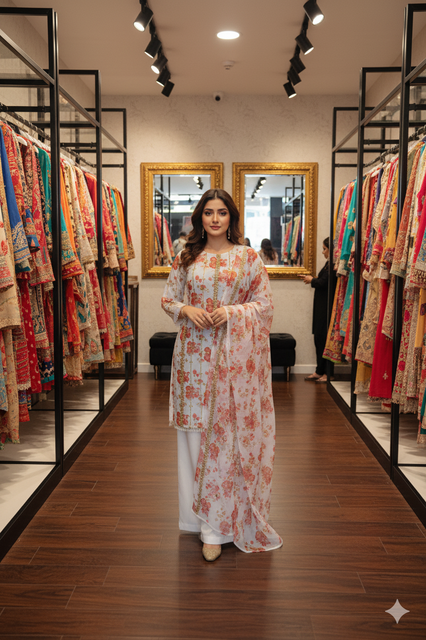 Hania Amir Trading Stylish 3pc