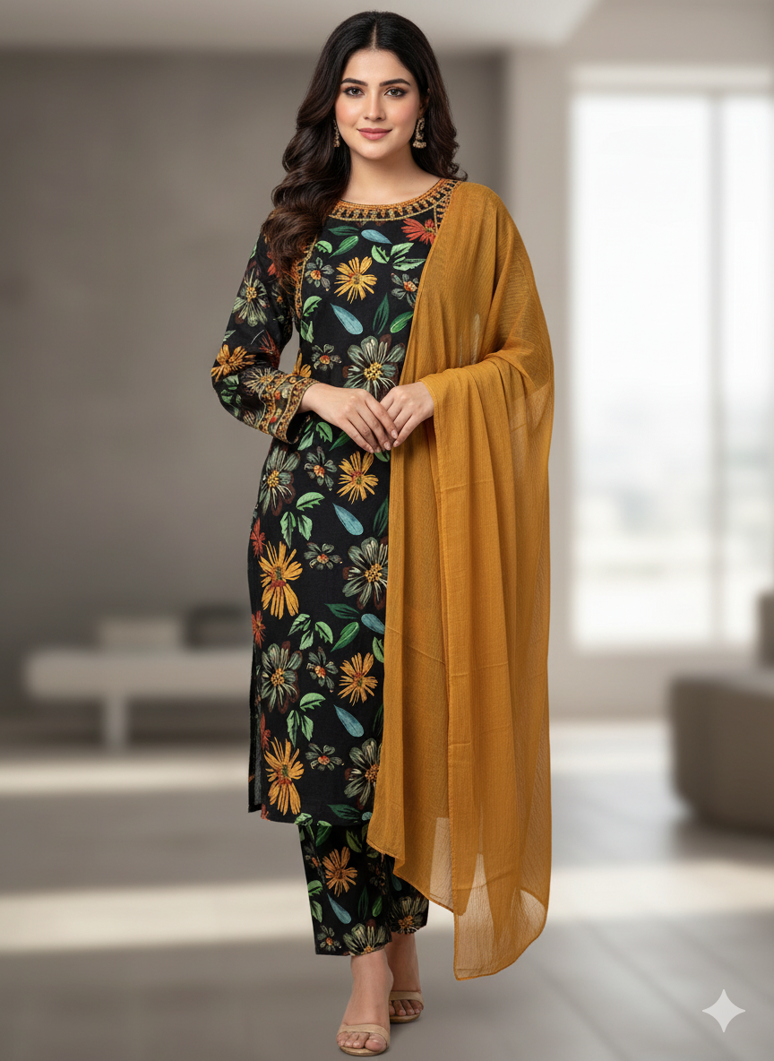 Stylish Khadar Winter 3pc