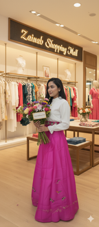 A0253-Stylish Skirt Shirt 2pc