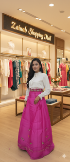 A0253-Stylish Skirt Shirt 2pc