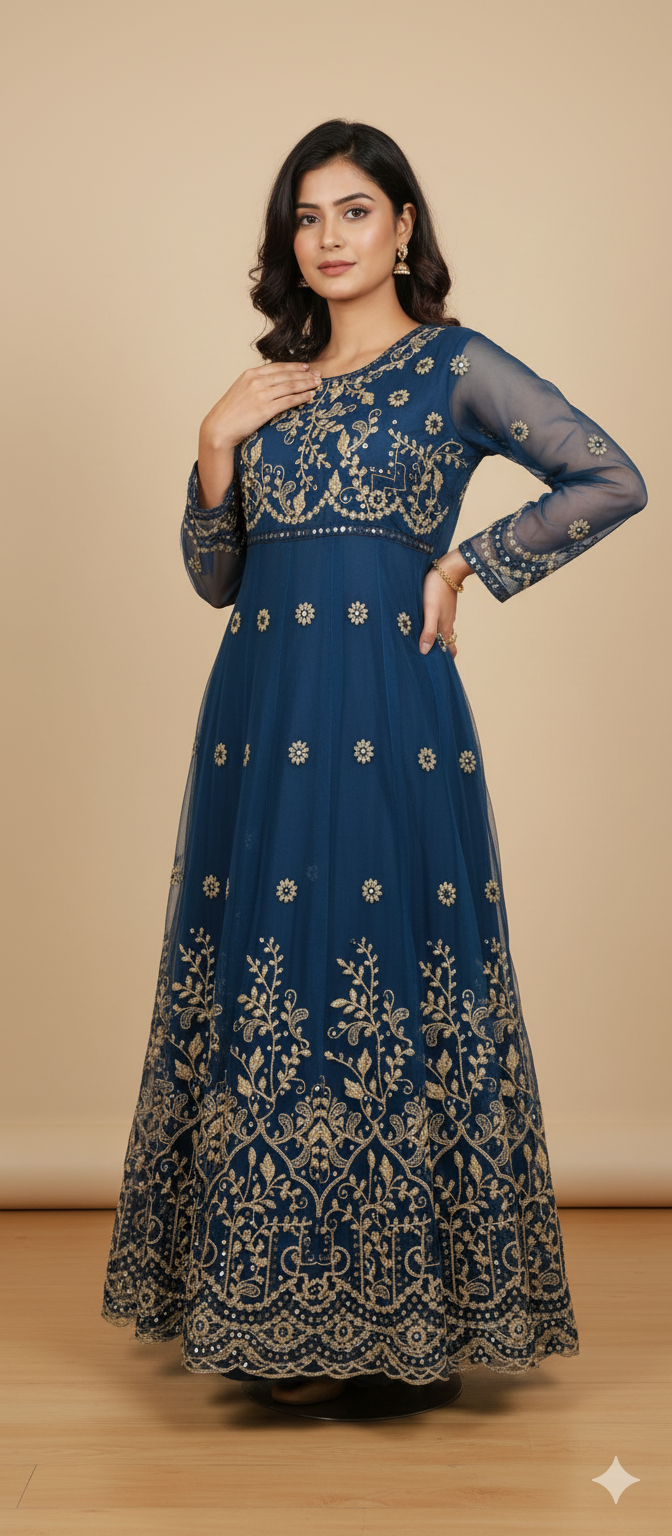 Stylish Sequence Single Maxi
