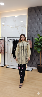 AFull Working Top With Plazo Pent 2pc