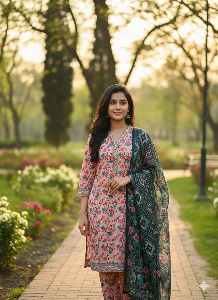 BinSaeed Summer Lawn 3pc