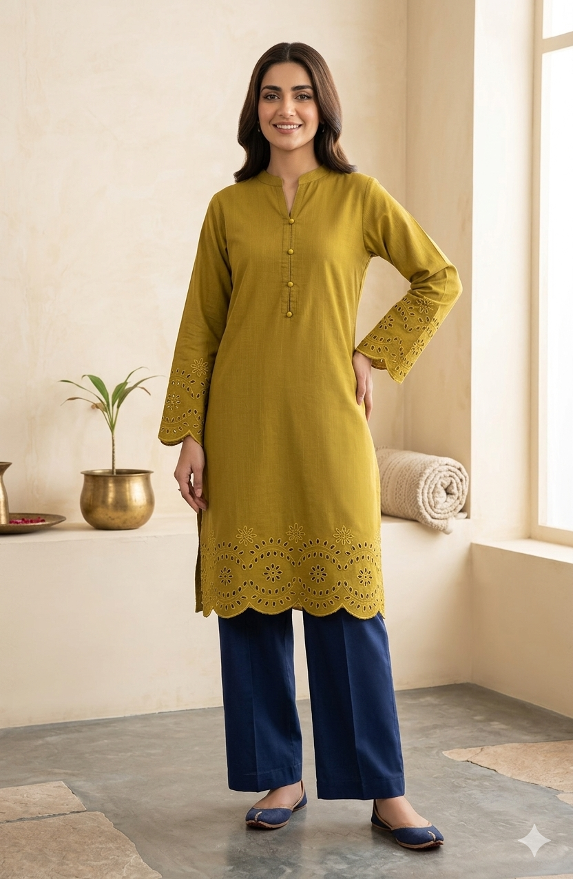 Single shirt with simple work