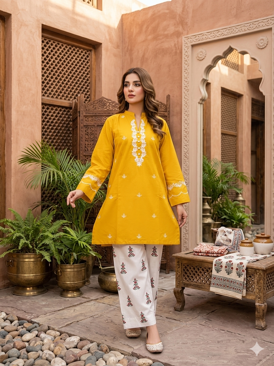 Stylish embroidery artical 2pc
