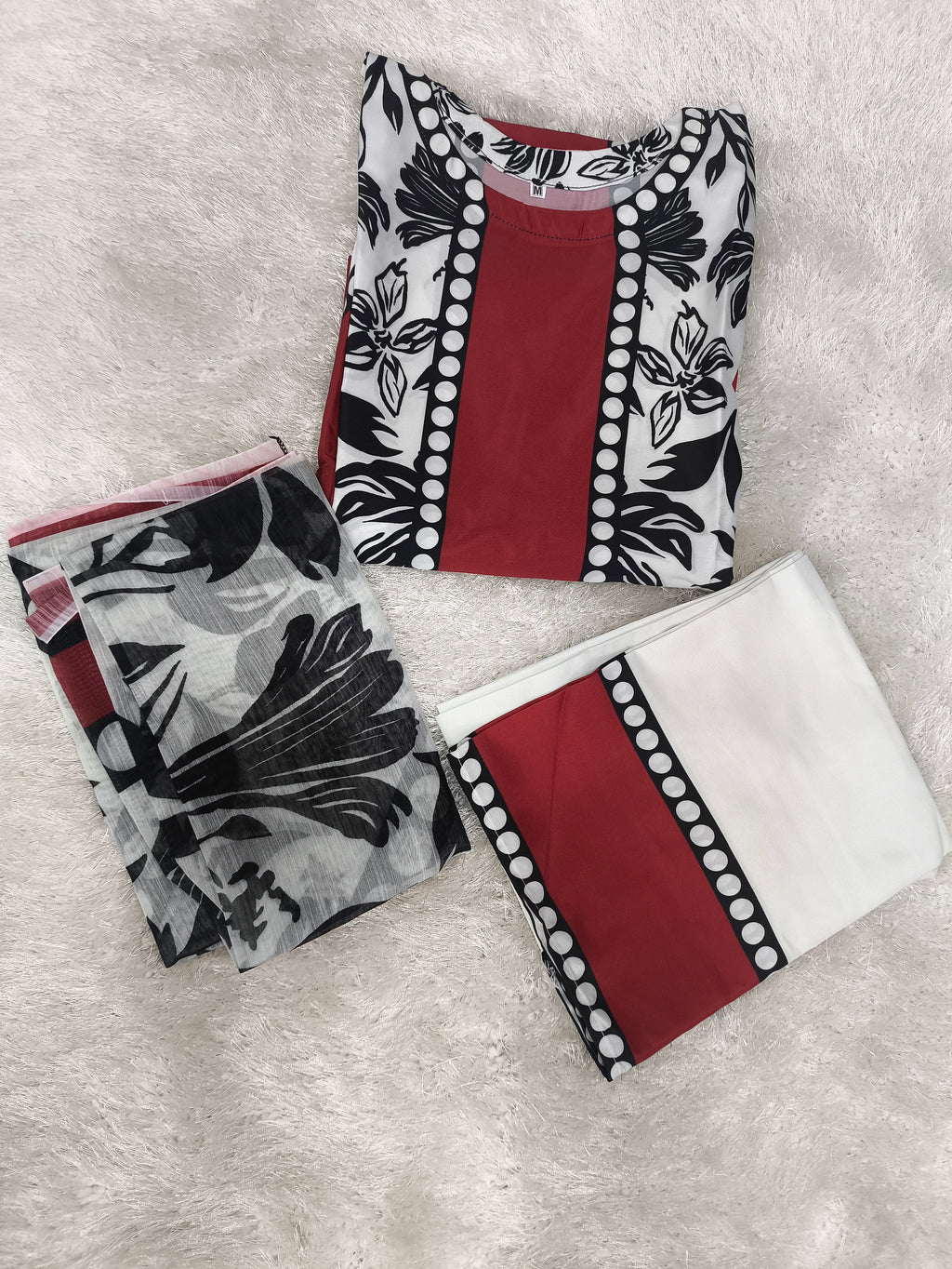 A0280-Stylish Grip Print 3pc