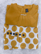 A0025- Grip Shirr Plazo 2pc