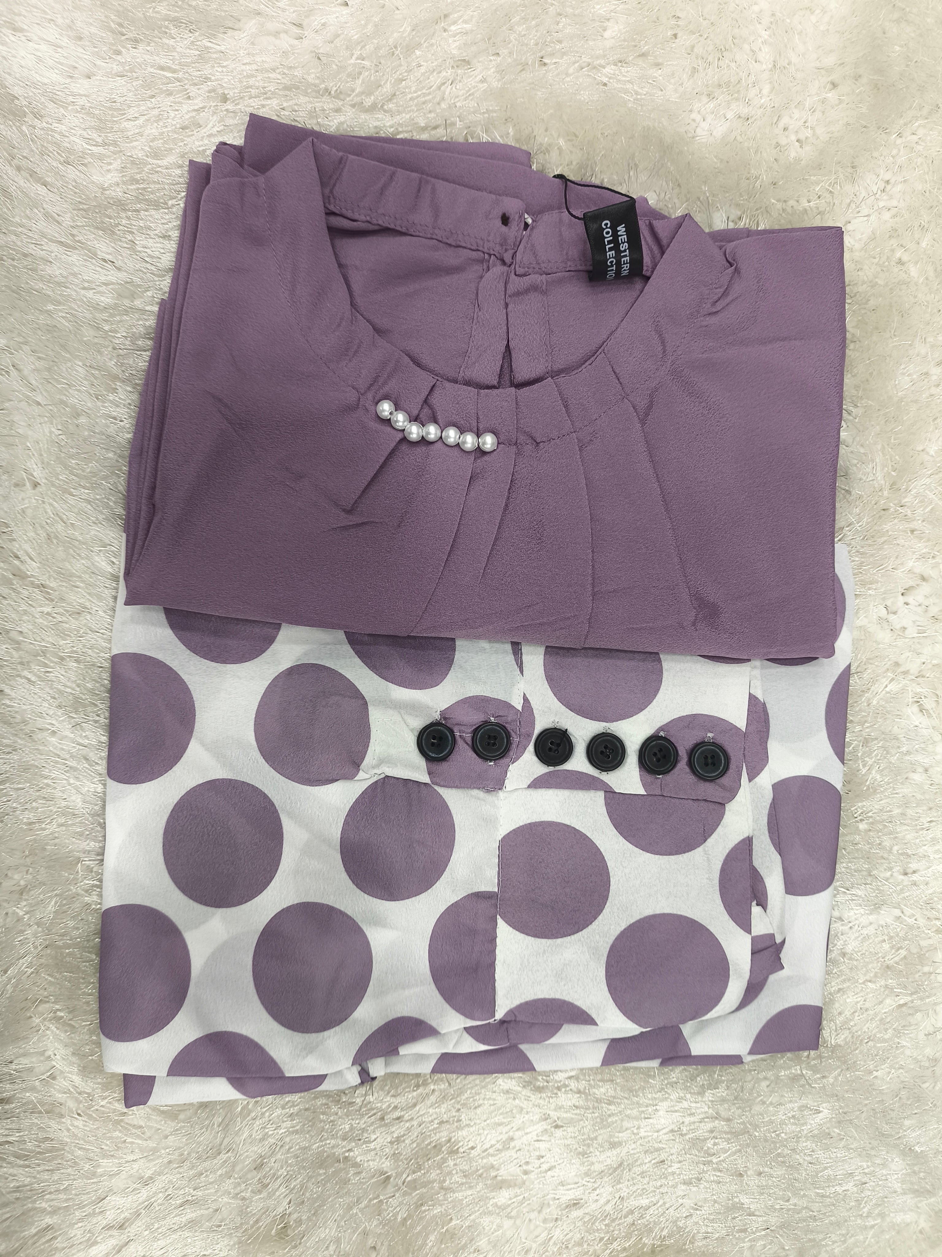 A0025- Grip Shirr Plazo 2pc