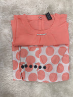 A0025- Grip Shirr Plazo 2pc