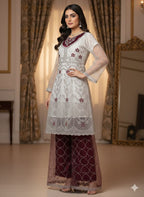 Fancy Net Handmade Working 3pc