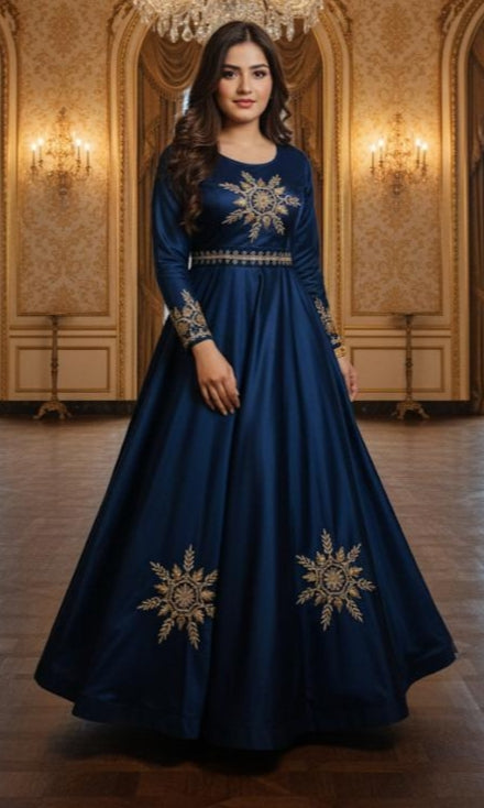 Stylish Double Tone Maxi 4pc