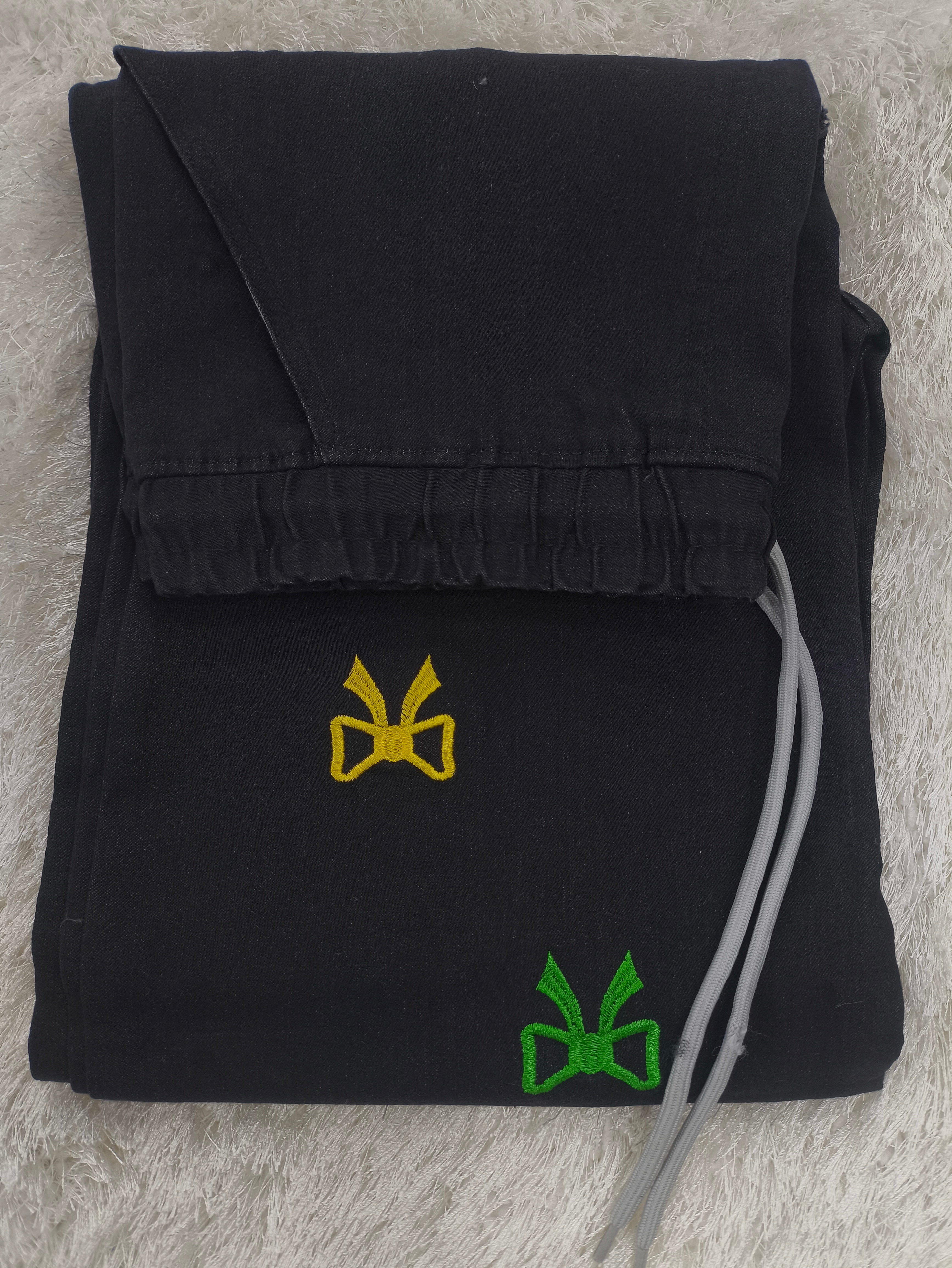 Embroidery Tai Style Plazo Jeans