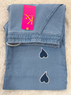 Stylish Heart Baggy Jeans