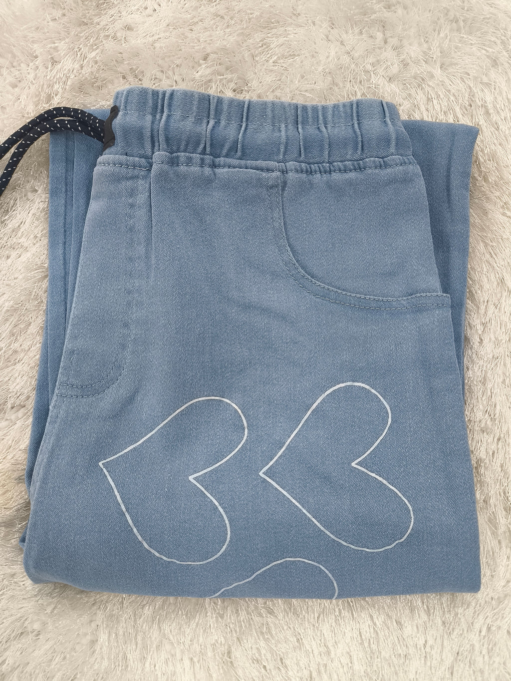 Heart Style Plazo Jeans