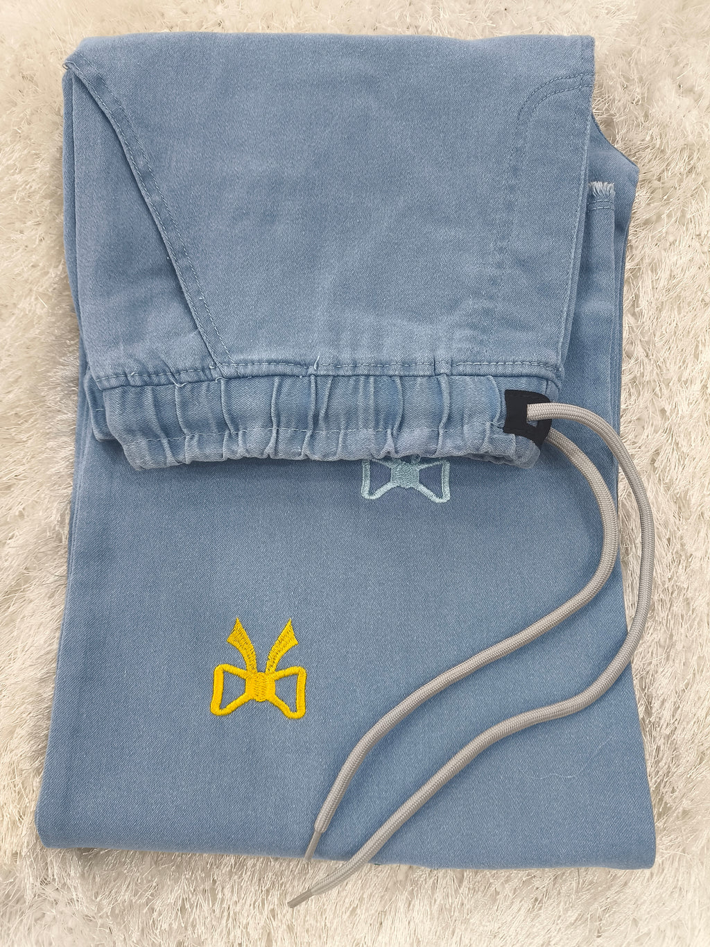 Embroidery Tai Style Plazo Jeans