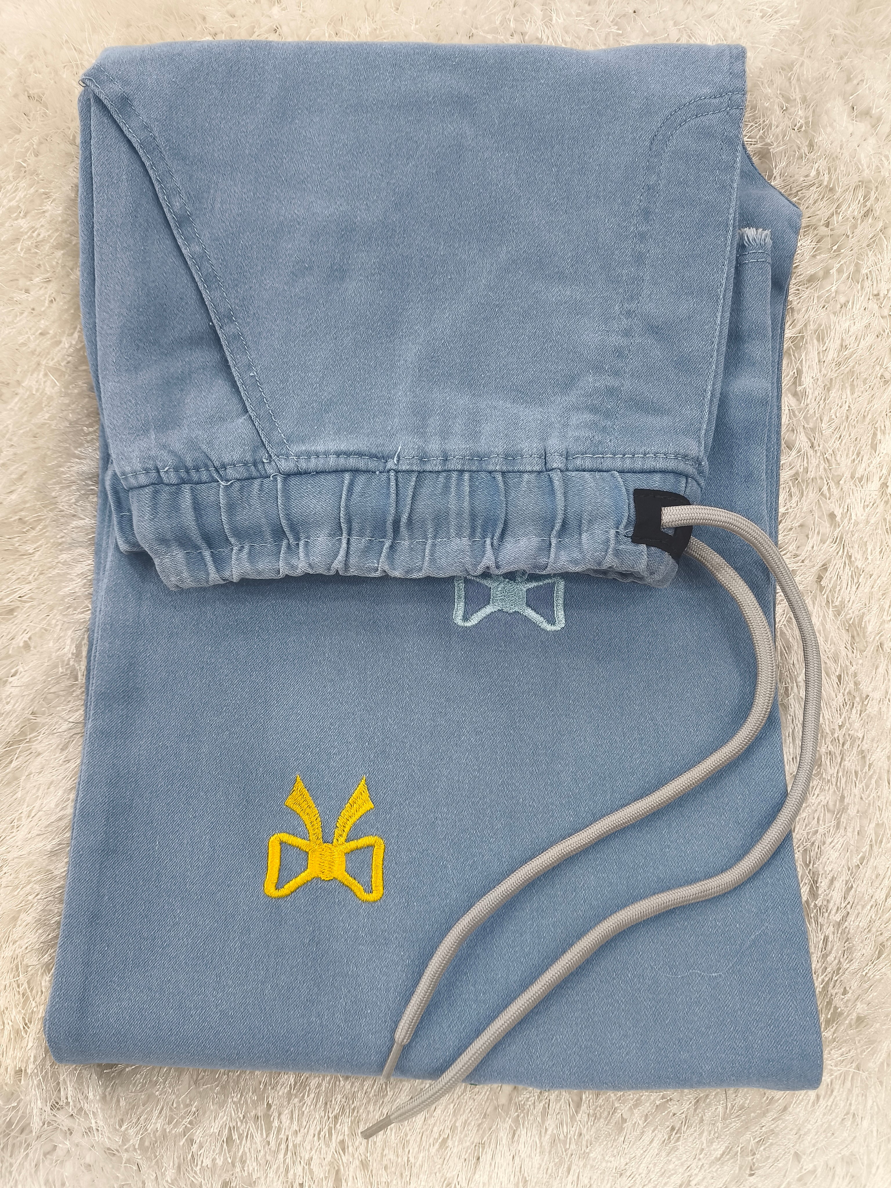 Embroidery Tai Style Plazo Jeans