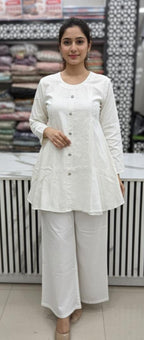 A0308-Our Hit Article Denim Frock Jeans 2pc