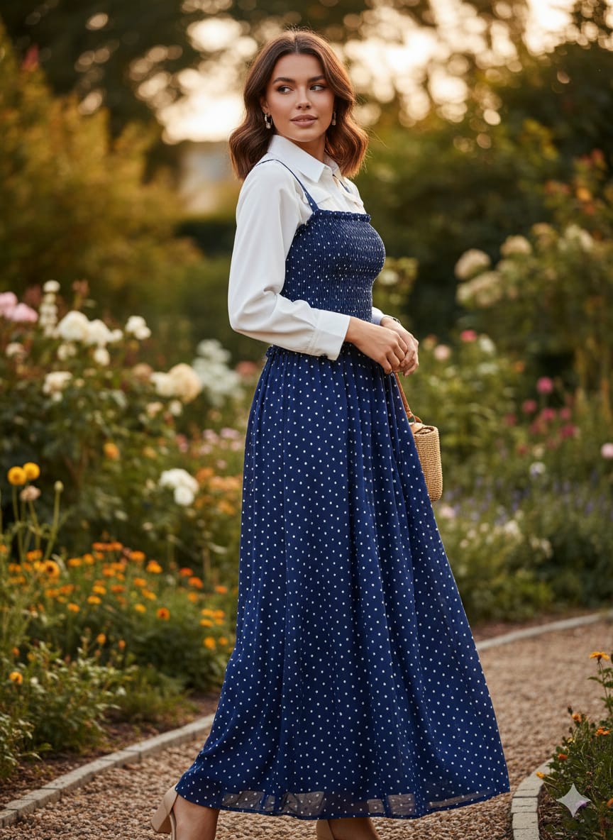 A0287-lastic Romper Kurti Maxi 2pc