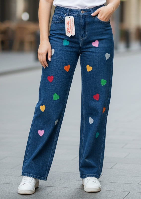 Stylish Embroidery Jeans