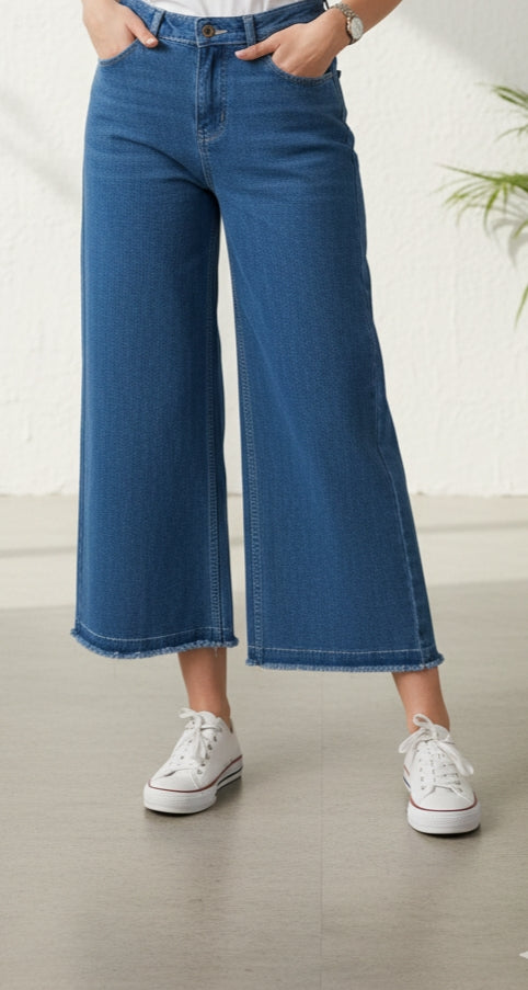 Mid Blue Simple Jeans