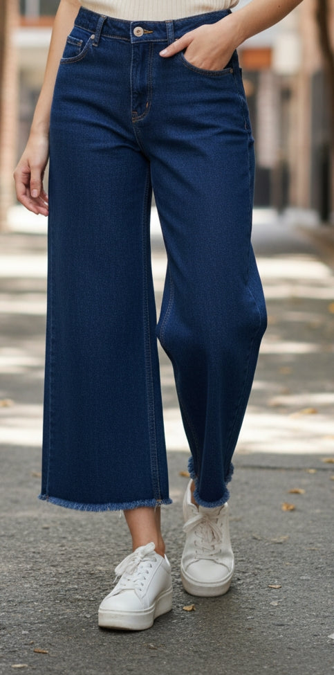 Navi Blue Simple Jeans