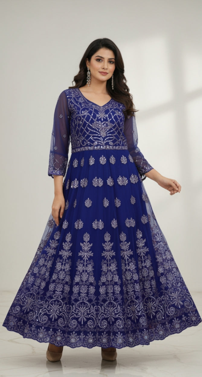 Stylish Net  Single Maxi