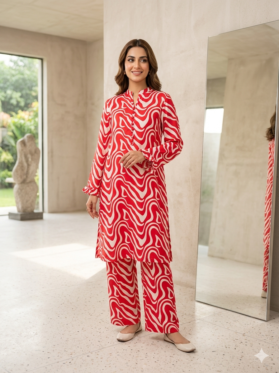 New Trending printed 2pc