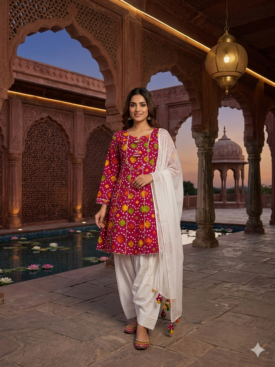 Falki shalwar frock 3pc