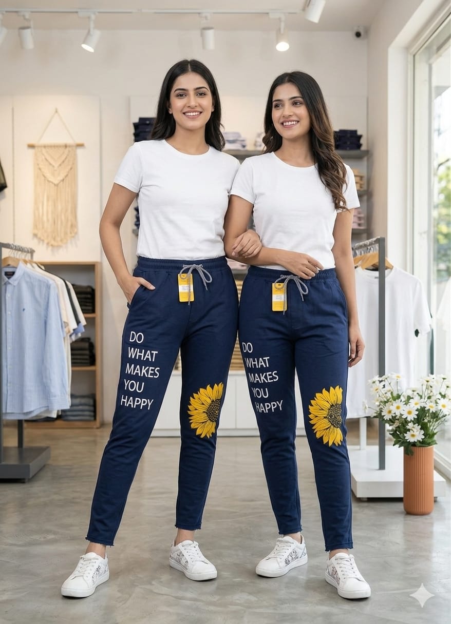 Print Suraj mukhi jeans Nevi