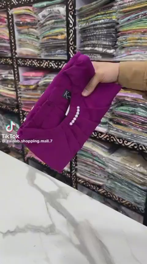 A0025- Grip Shirr Plazo 2pc