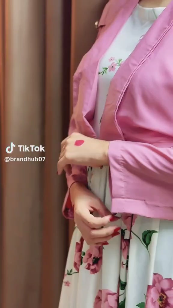 A0158-Stylish Print Kurti Maxi