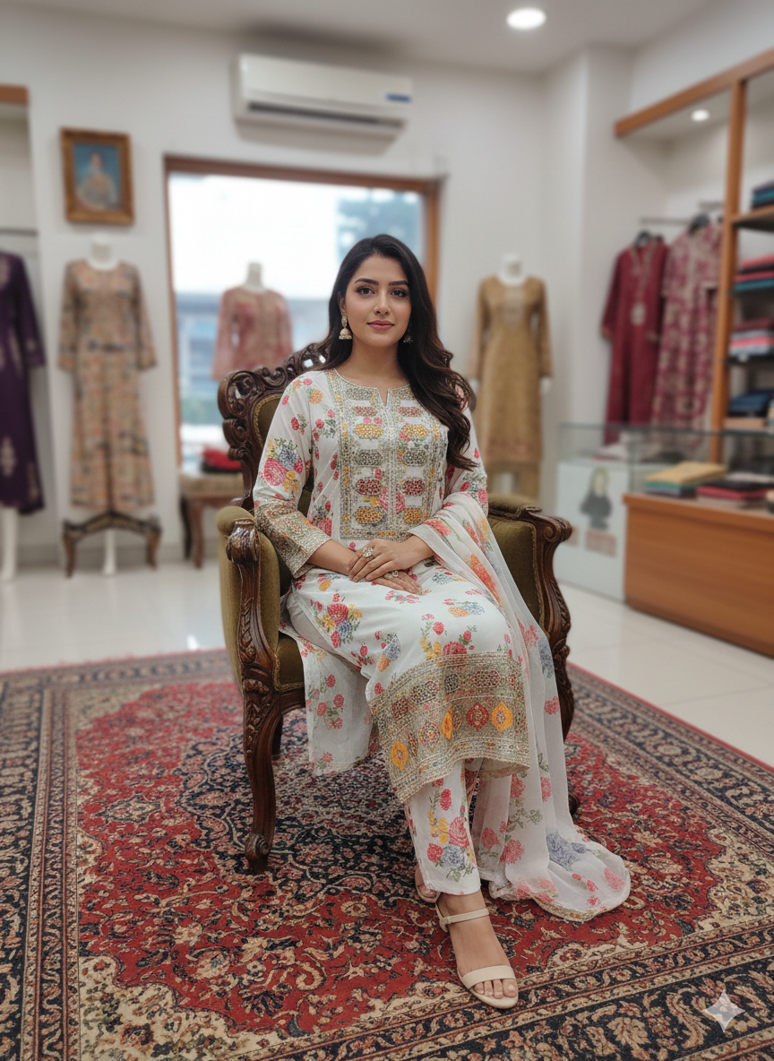 Imported Silk Fancy 3pc