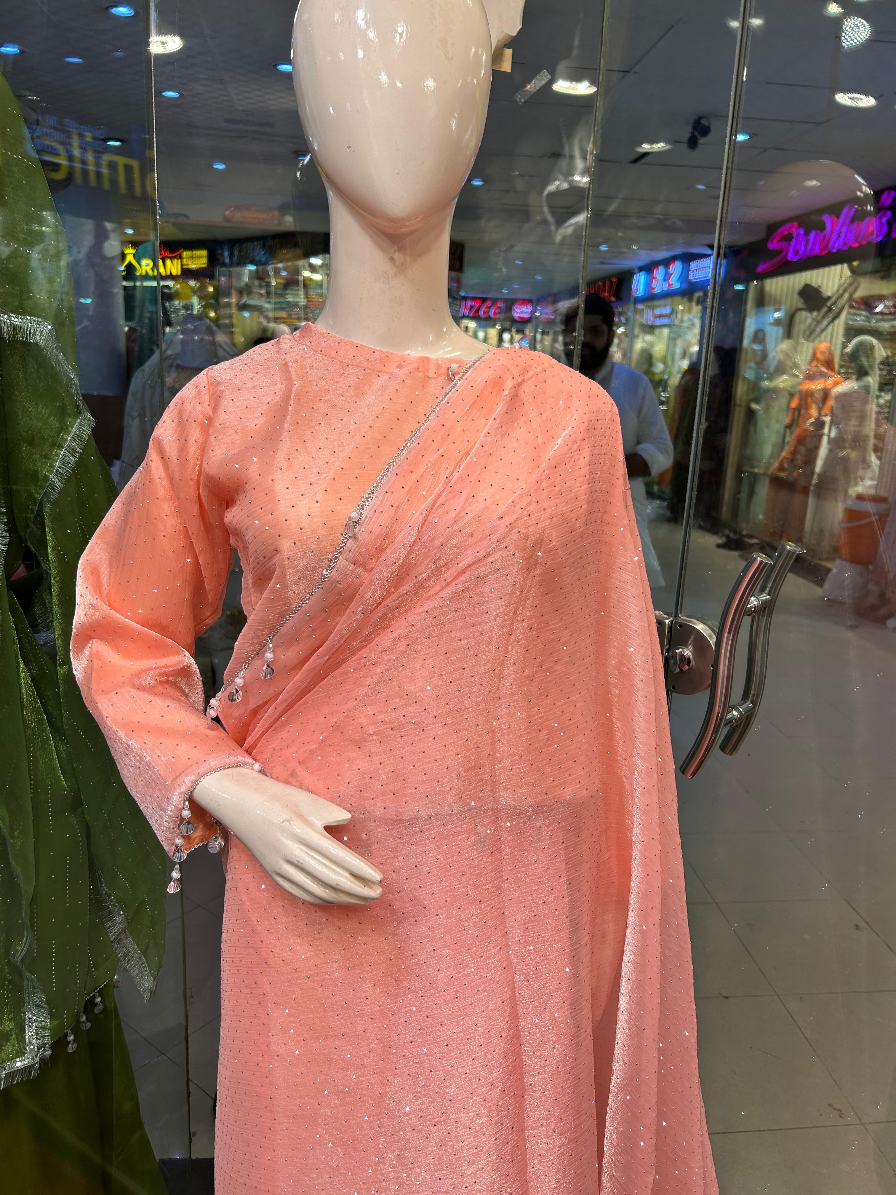 Shesha Silk Saree Full Stiched 3pc