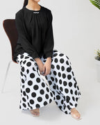 A0025- Grip Shirr Plazo 2pc