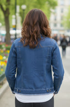 Multi Embroidery Denim Jacket