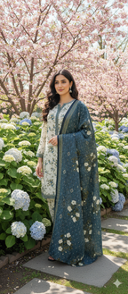 BinSaeed Khadar Shirt With Wool Shal 3pc