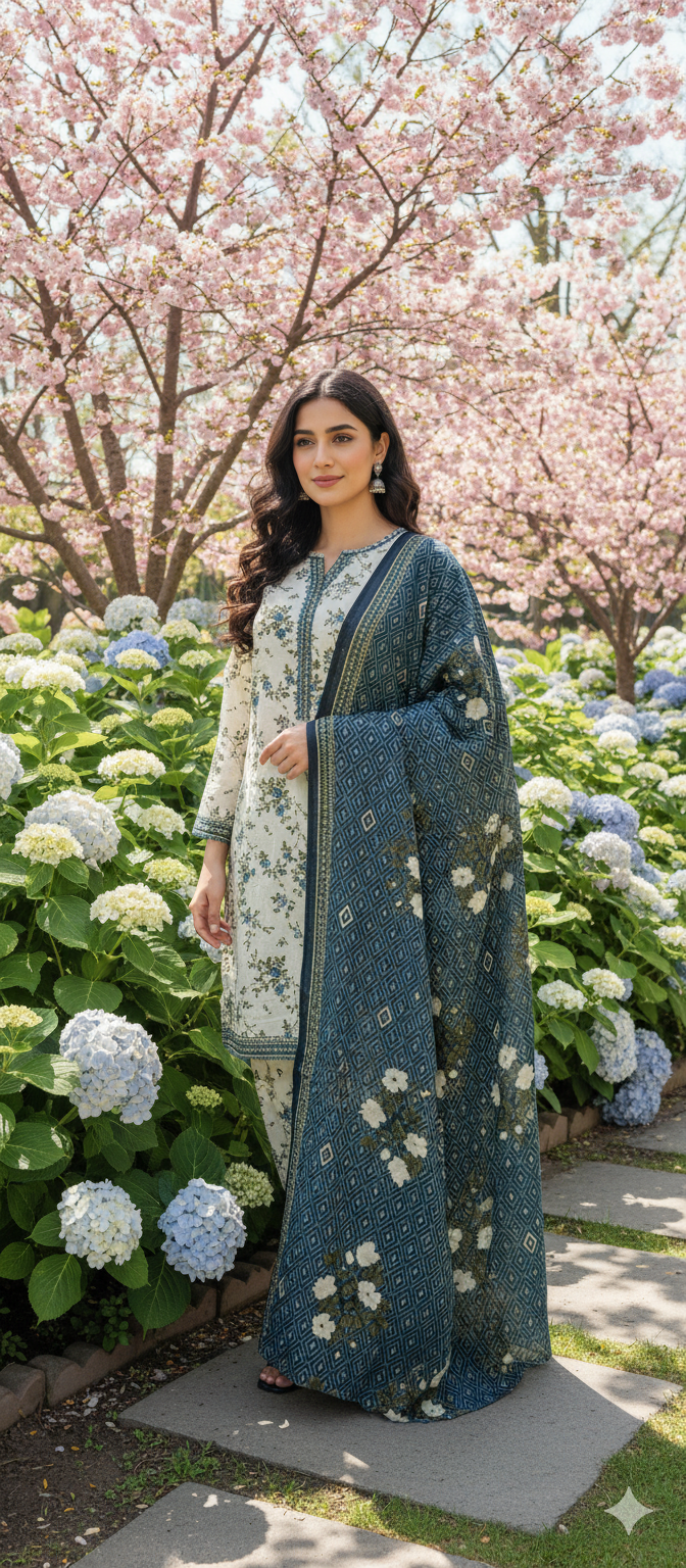 BinSaeed Khadar Shirt With Wool Shal 3pc