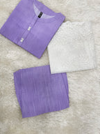 A0037-Casual Shirt Trouser With White Working Dopata 3pc