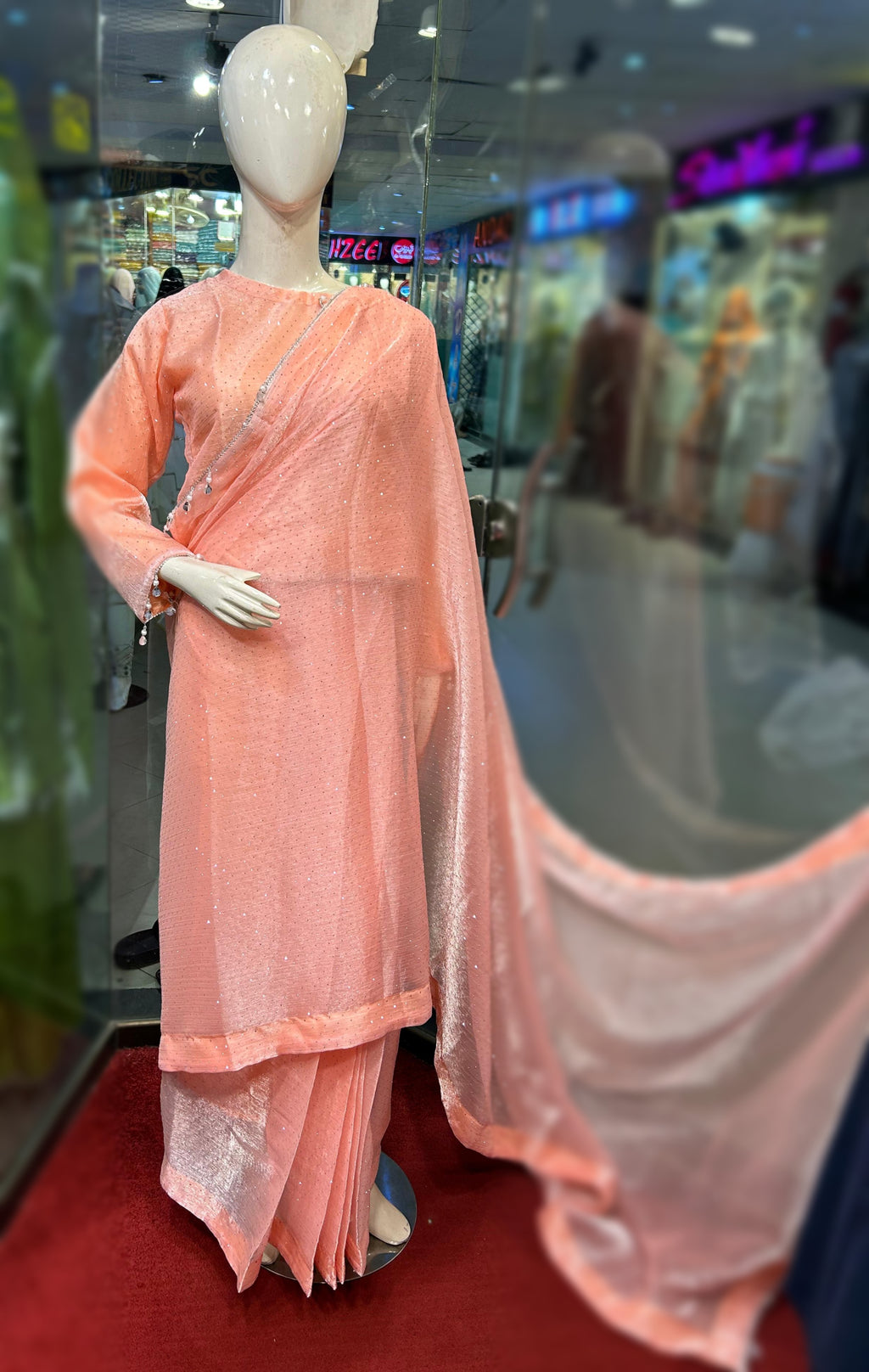 Shesha Silk Saree Full Stiched 3pc