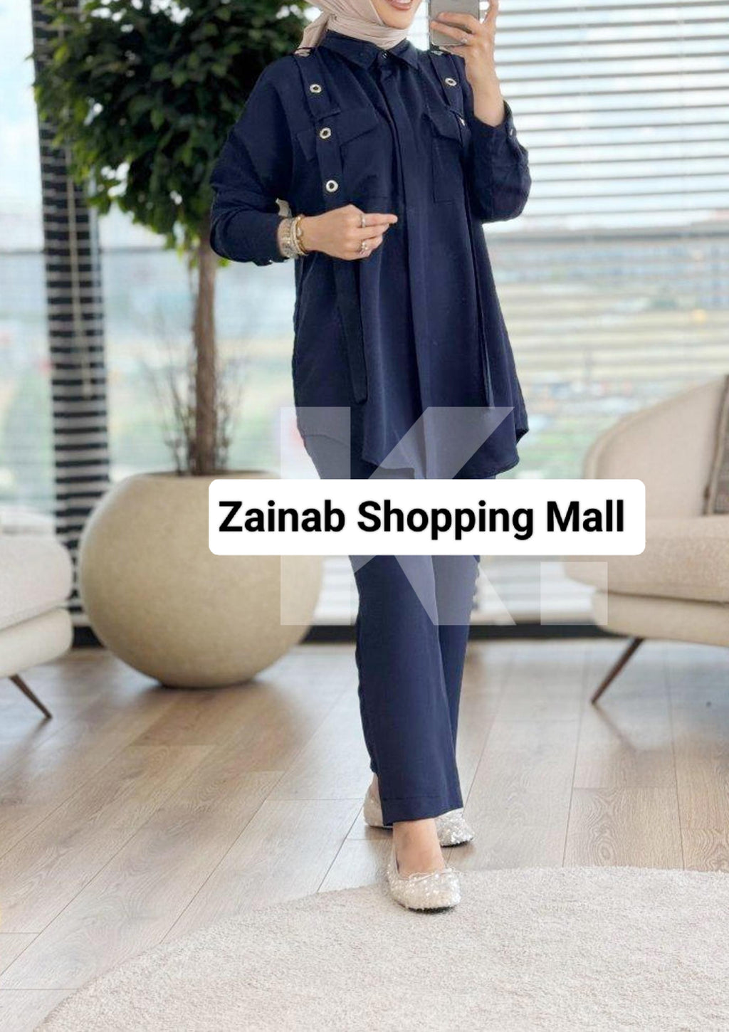 A0004-West Denim Jeans 2pc