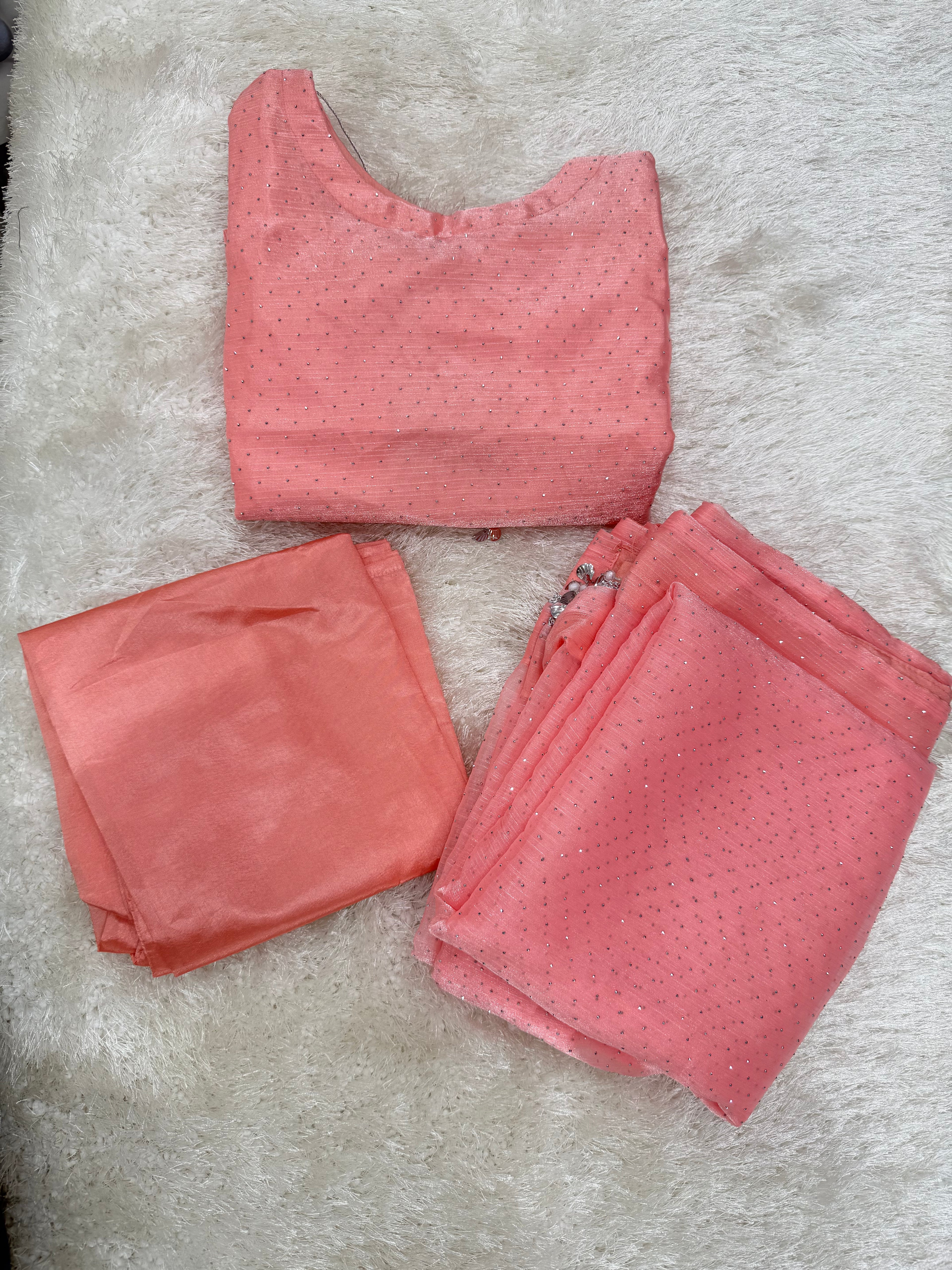 Shesha Silk Saree Full Stiched 3pc